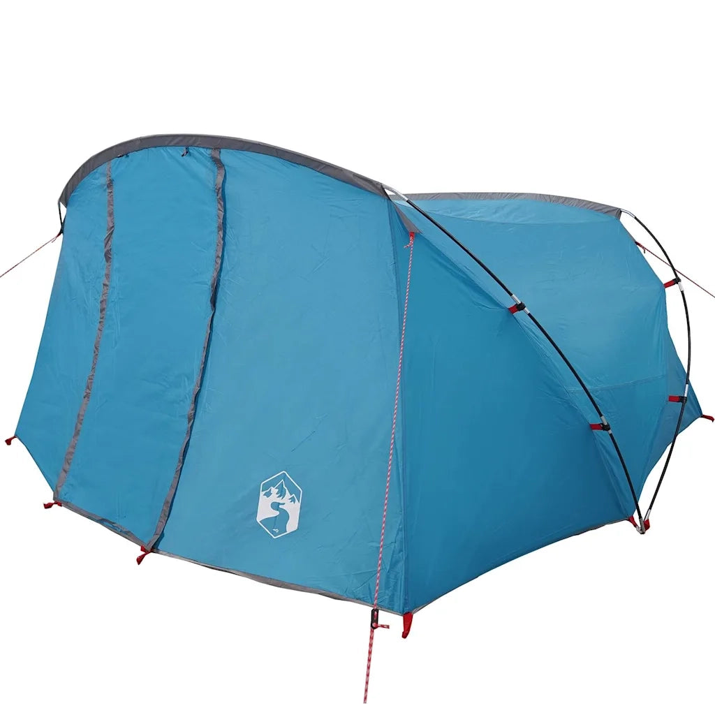 Tenda tunnel per 4 persone Blu e Grigio 318 x 275 x 140 cm 42004054