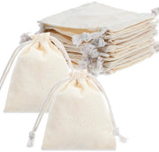 12 piccole borse di stoffa in cotone 12x10 cm con cordino di tiraggio borse di stoffa in juta borse di stoffa in cotone piccole con cordino di tiraggio borse di stoffa in cotone per regali per gioielli per DIY e artigianato per matrimonio