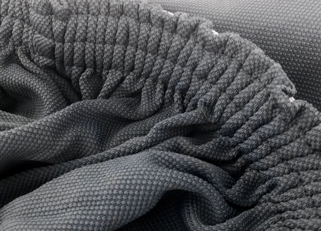 Copridivano Antimacchia Elasticizzato Tinta Unita Modello Magic - 2 Posti - Grigio Scuro