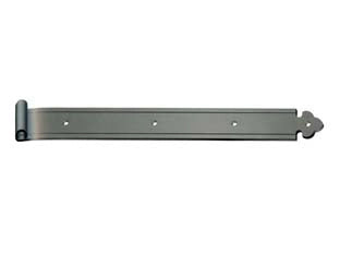 BANDELLE DRITTE CON OCCHIO DECENTRATO- - mm.350x35 - in ferro verniciato nero - 6 pezzi DIDIEFFE