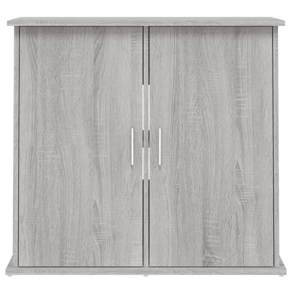 Supporto base per mobiletto acquario mobili Sonoma 81 x 36 x 73 cm legno ingegnerizzato grigio 02_0045094