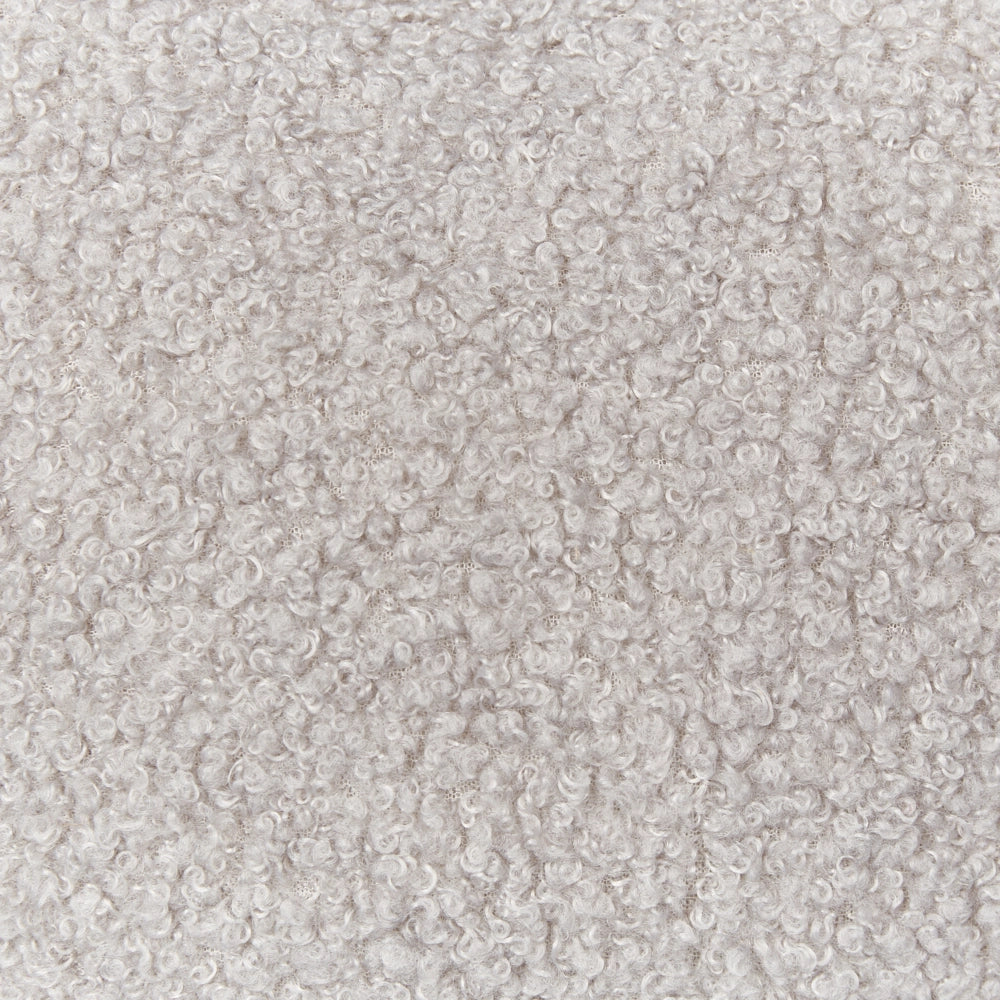 Cuscino moderno in tessuto peluche grigio 172 x 14 cm accessorio decorazione divano