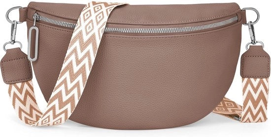 Borsa da spalla con cinturino per donna con cinturino largo borsa compatta per viaggi e uso quotidiano