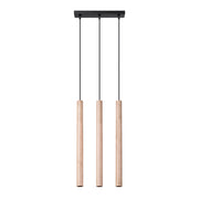 Lampada da soffitto in legno a 3 luci PASTELO Peach Puff, design moderno e minimalista