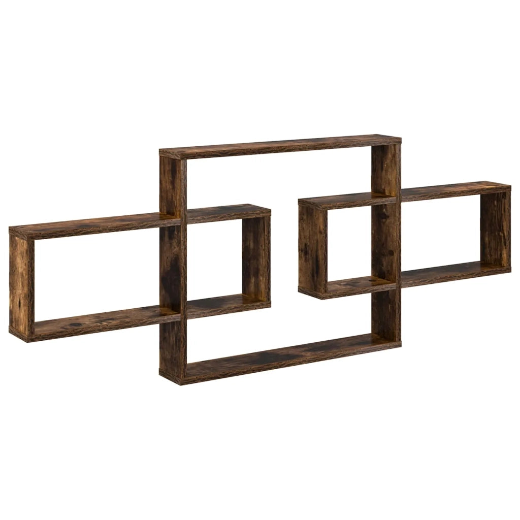 Scaffale da parete Rovere Fumo 130 x 10 x 50 cm 8012456