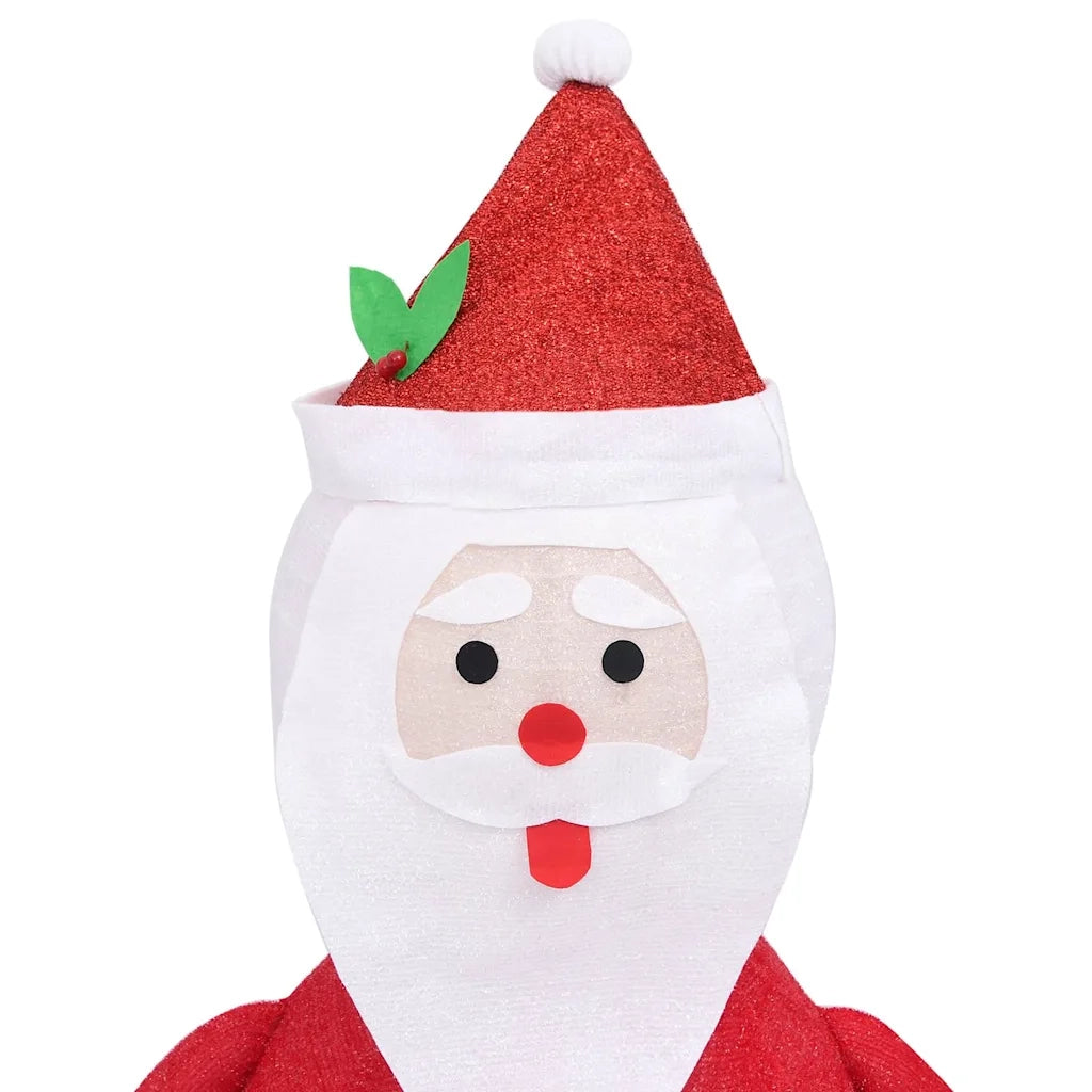 Figura Decorativa Babbo Natale con LED Tessuto Lusso 60 cm CFW9533263