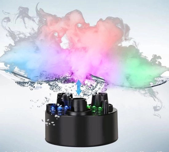 Ultrasuoni a 3 getti in plastica con riserve per vasca idromassaggio, acquario, giardino di roccia, doccia, Halloween - Vasca idromassaggio silenziosa per rilassamento 1500 ml/h