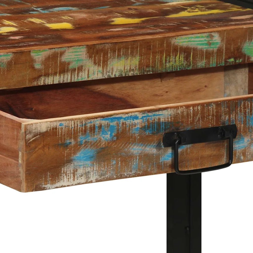 Tavolo consolle Multicolore Legno Recuperato Massello 4102735