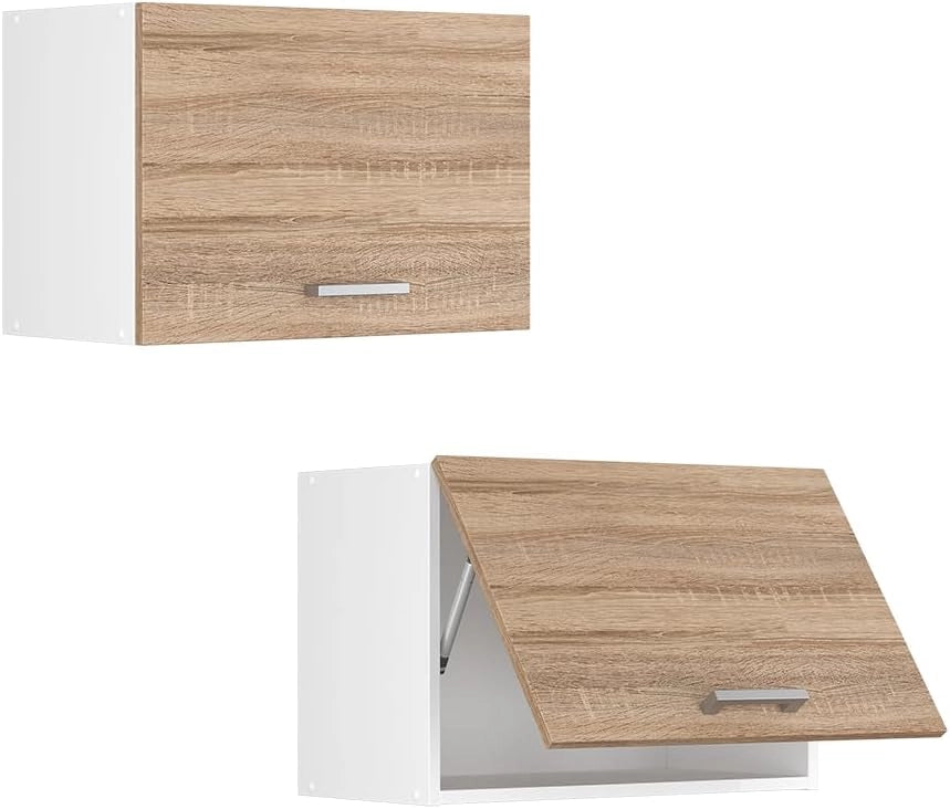 Pensile da cucina R-Line, Sonoma, 60 cm Piatto, per la libera combinazione all'interno di sistemi cucina modulari