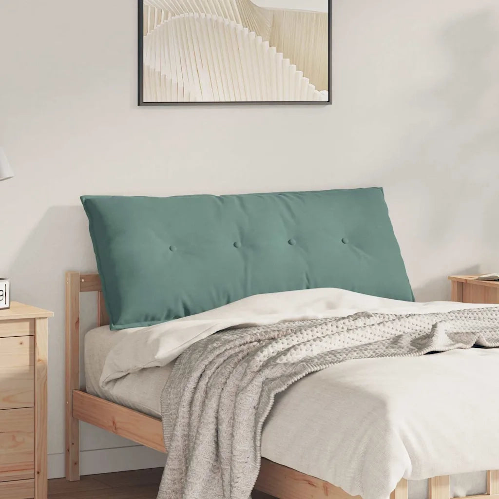 Cuscino per Schiena Verde Mare 120 x 50 cm Tessuto in Cords 42014814