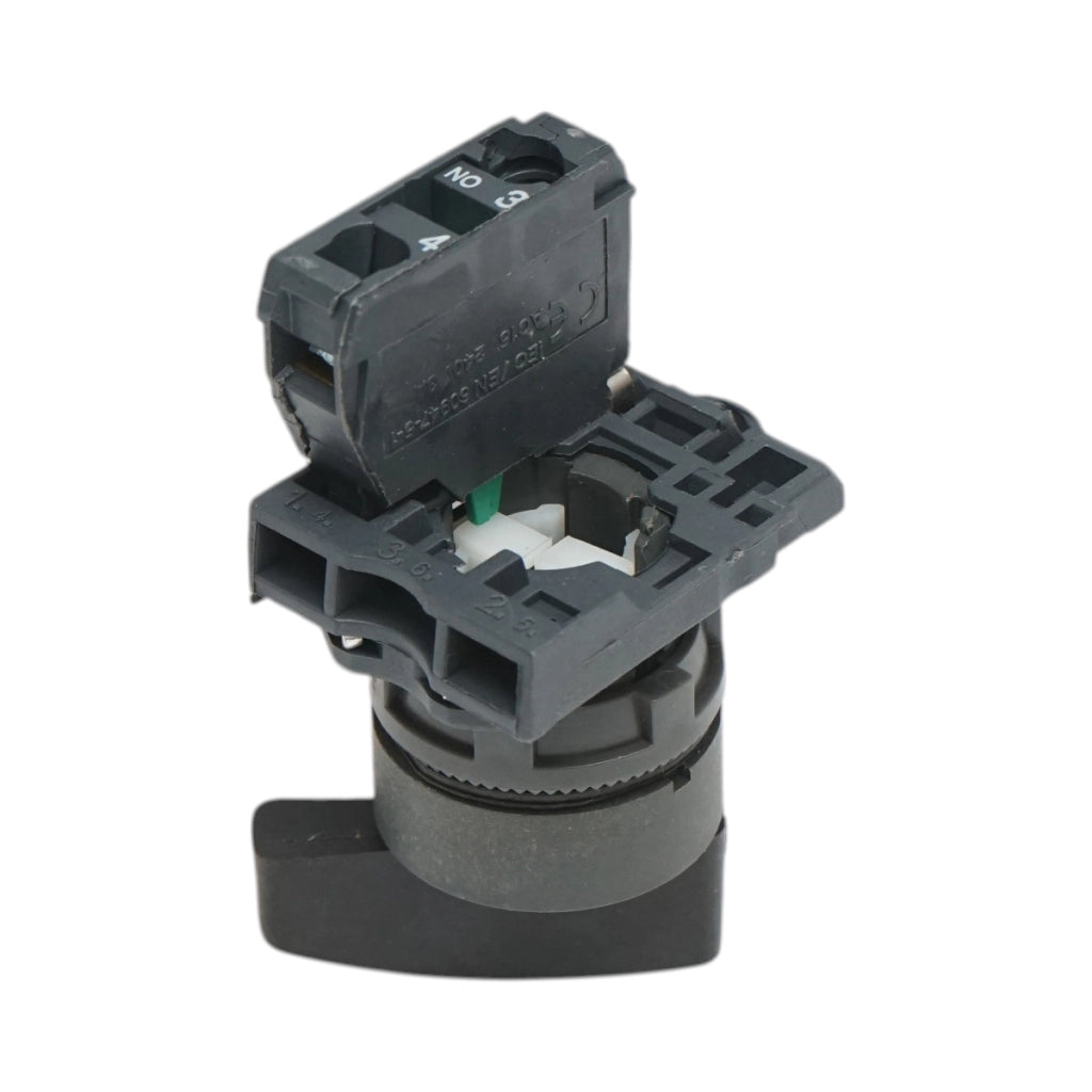 Selettore a 2 posizioni con ritorno, nero, 1NO, 240V/10A, TB5-AJ41 Breckner Germany