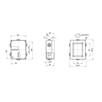 Scatole di derivazione gewiss serie 44 ce stagne in tecnopolimero ip55 *** dimensioni 120 x 80 x 50 millimetri, confe...