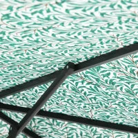 Ombrellone da Giardino 3x2.5 m in Metallo a 2 Sezioni con 8 Stecche e Copertura in Poliestere