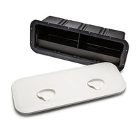 Contenitore calpestabile barca impermeabile in aas con viti coperte 243x607 completo di contenitore in abs