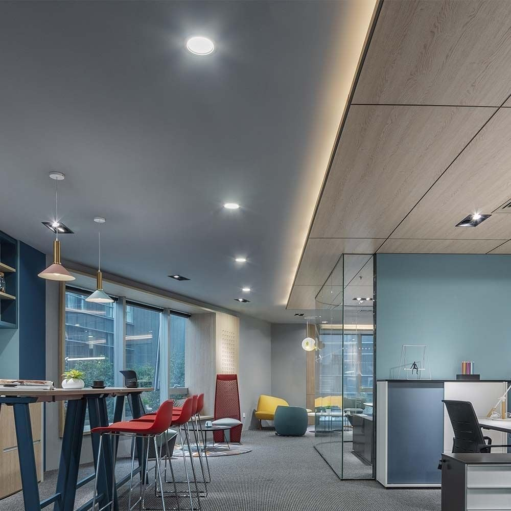 Optonica mini pannello led backlit rotondo ultra-slim 12 watt retroilluminato *** temperatura colore lampada 4500k bi...