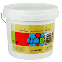 Pittura quarzo acrilica idrorepellente ecologica esterni coprente bianco nob *** formato 5 kg, confezione 1