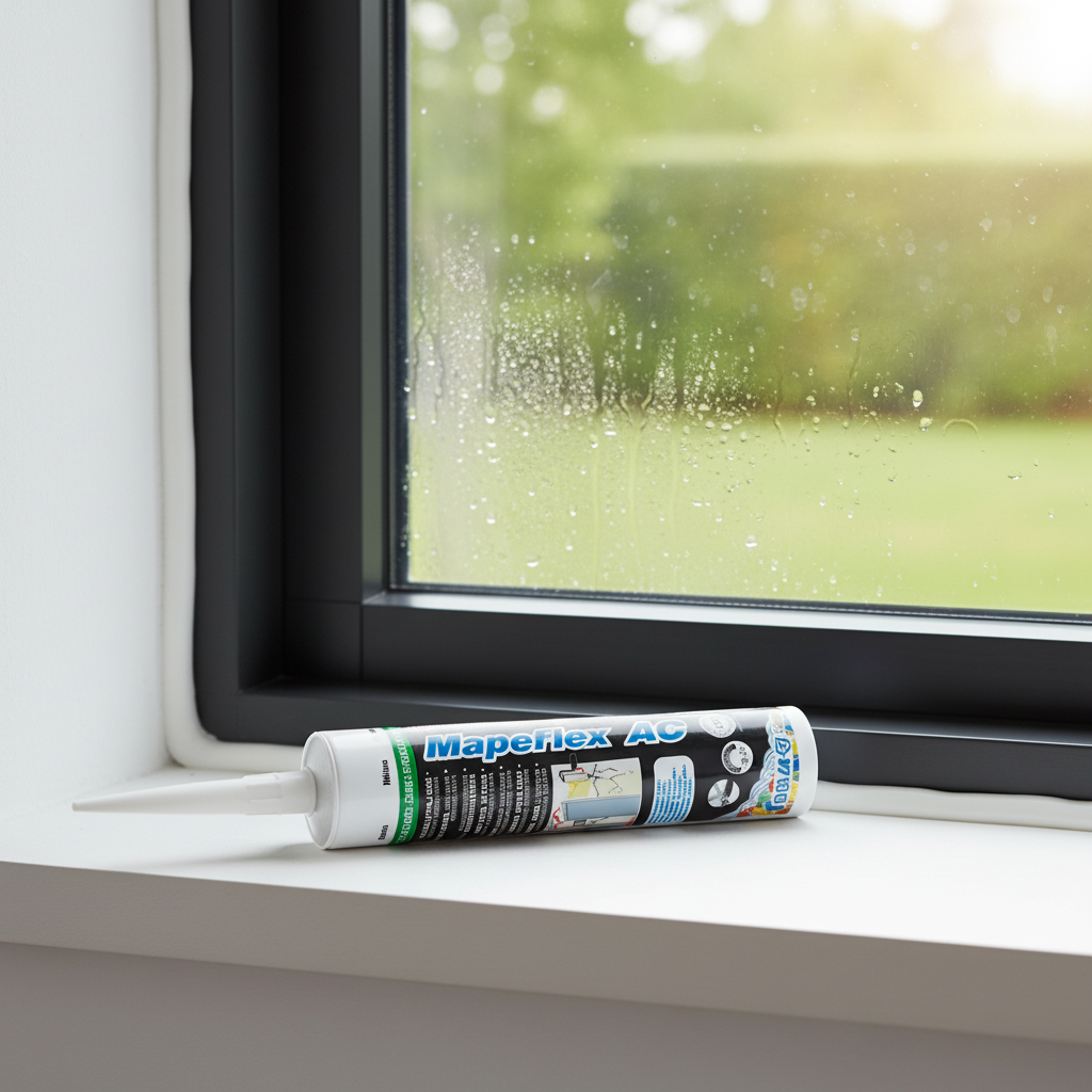 Sigillante acrilico mapeflex ac3 verniciabile per giunti interni 310 ml *** colore- bianco - 100, confezione 1