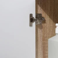 kleankin Mobile Bagno con Cassetto e Armadietto con Ripiano Regolabile Interno, in MDF, 32.6x30x90 cm
