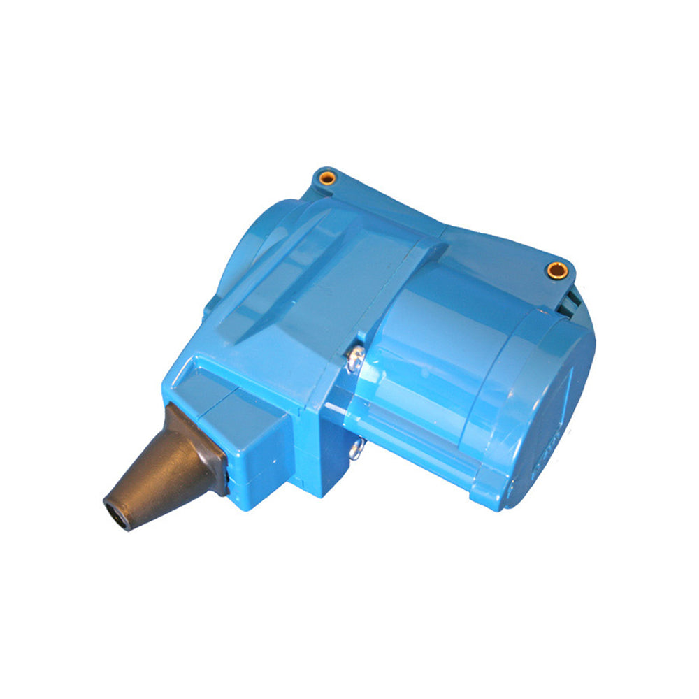 Presa a gomito con 2 prese tipo schuko e cee