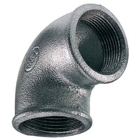 Gomito zincato femmina femmina 1/2" per idraulica