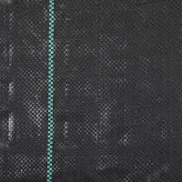 Telo per Pacciamatura 50x2 m Traspirante e Anti-UV in Polipropilene Nero