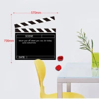 Sticker Da Muro Scrivibile Ciak Cm 57X70