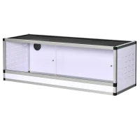Scatola per Rettili in Alluminio, Casa Perfetta per Rettili e Anfibi, 120cm x 40cm x 40cm