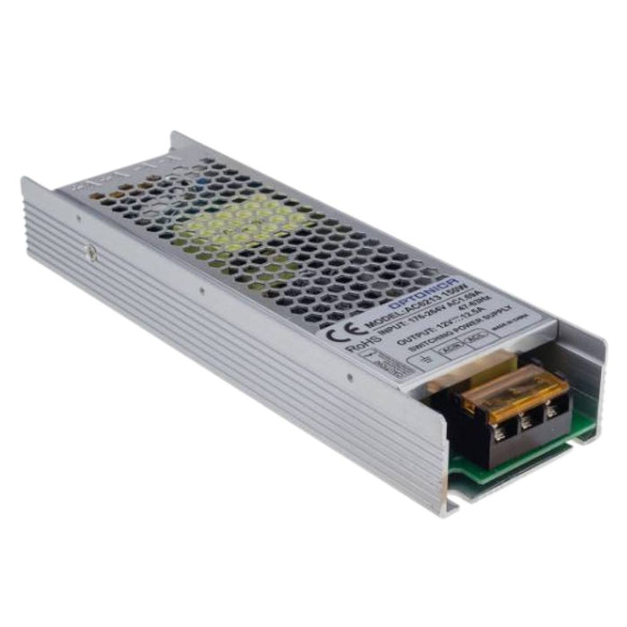 Optonica 6213 alimentatore led 12v 150w in alluminio ce e rohs