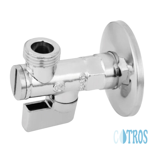 Rubinetto valvola ad angolo 1/2 3/8 con filtro acqua integrato per cucina e lavanderia *** (quantita) pezzi 2, confez...