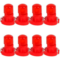 8 Pezzi Lampada Led T3 1 COB 12V 0.6W 40lm Luce Rossa 17mm Luci Cruscotti e Strumentazioni