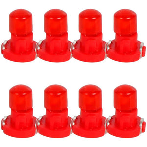 8 Pezzi Lampada Led T3 1 COB 12V 0.6W 40lm Luce Rossa 17mm Luci Cruscotti e Strumentazioni