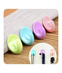 8 Ganci Gancio Adesivo Per Guardaroba Appendiabiti Appendi Abiti Strofinacci         