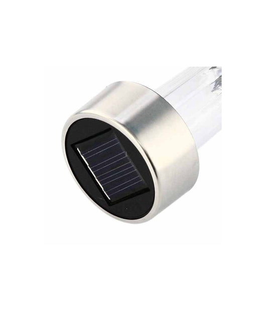 8 Lampade Da Giardino Ricarica Solare Paletti Solari Tecnologia Led Luce Bianca         