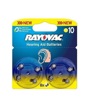 8 Pezzi Batterie Pile Per Amplifon Apparecchi Acustici Pr70 Varta Rayovac Ha 10         