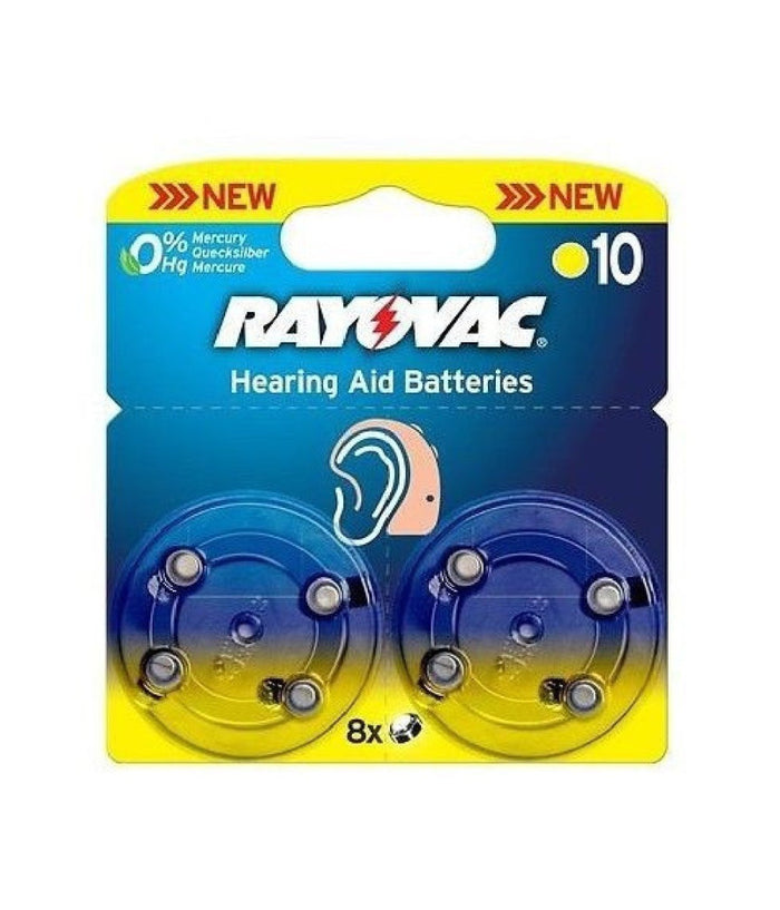 8 Pezzi Batterie Pile Per Amplifon Apparecchi Acustici Pr70 Varta Rayovac Ha 10         