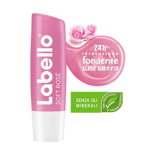 Burrocacao Balsamo Idratante per Labbra Morbide, Soft Rosé, Labello