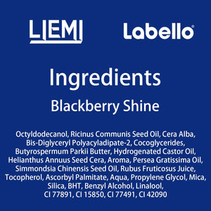 Burrocacao Balsamo Idratante per Labbra Morbide, Blackberry Shine, Labello