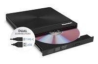 Masterizzatore slim connessione usb 3.0 e usb-c - XDVDSLIM3AC