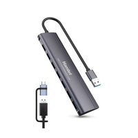 Hub usb 3.0 7 porte + usb-c adapter - XHUB-07A3CX