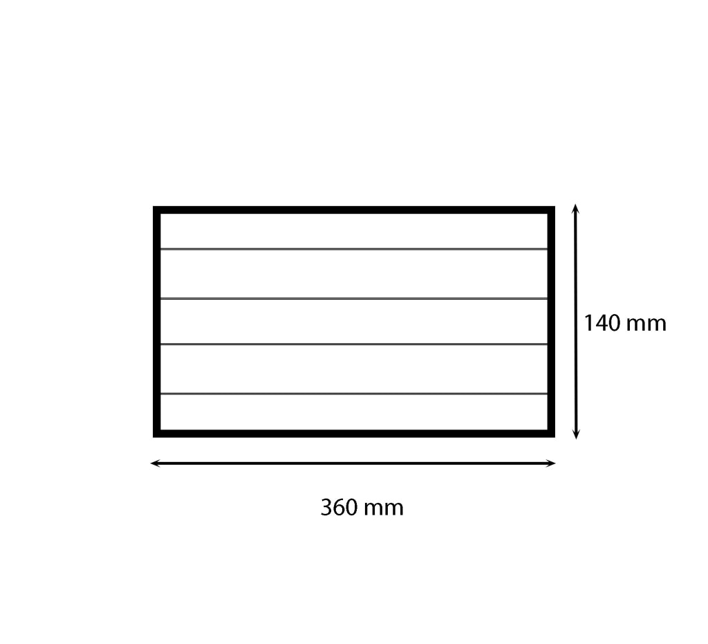 Griglia di aerazione quadrata / rettangolare in rame con retina : Dimensione - 145X145