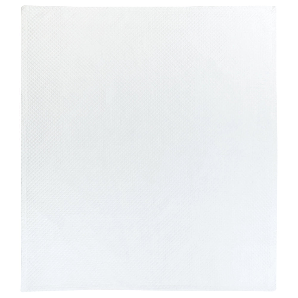 Copriletto in tessuto poliestere Bianco Sporco 200 x 220 cm con motivo in rilievo Decorativo Biancheria da letto Design Classico Camera da letto