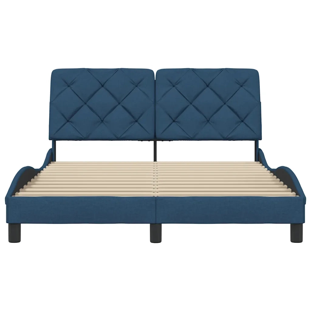 Giroletto senza Materasso Blu 120x200 cm in Tessuto
