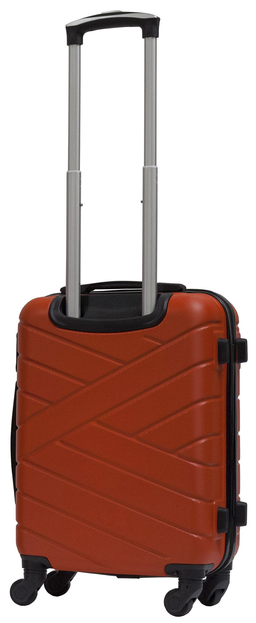 Trolley Valigia Bagaglio a Mano Rigida in ABS 4 Ruote TSA Ravizzoni Giove Rosso