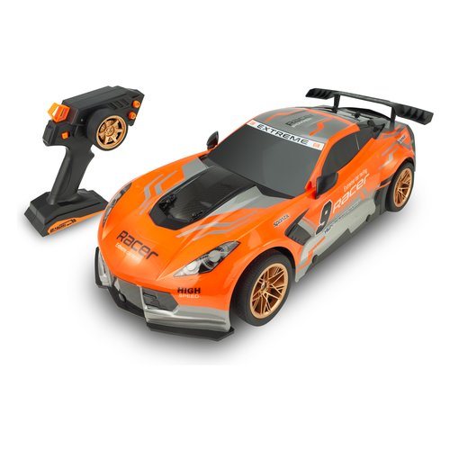 Radiocomando re. el toys 2401 fast car 2,4 ghz arancio