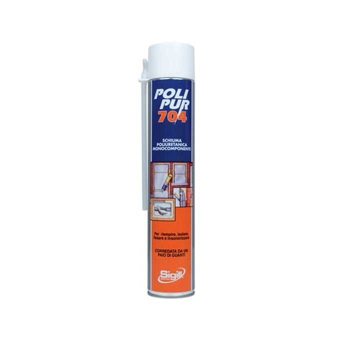 Polipur 704 Schiuma Poliuretanica Monocomponente Autoespandente 700ml