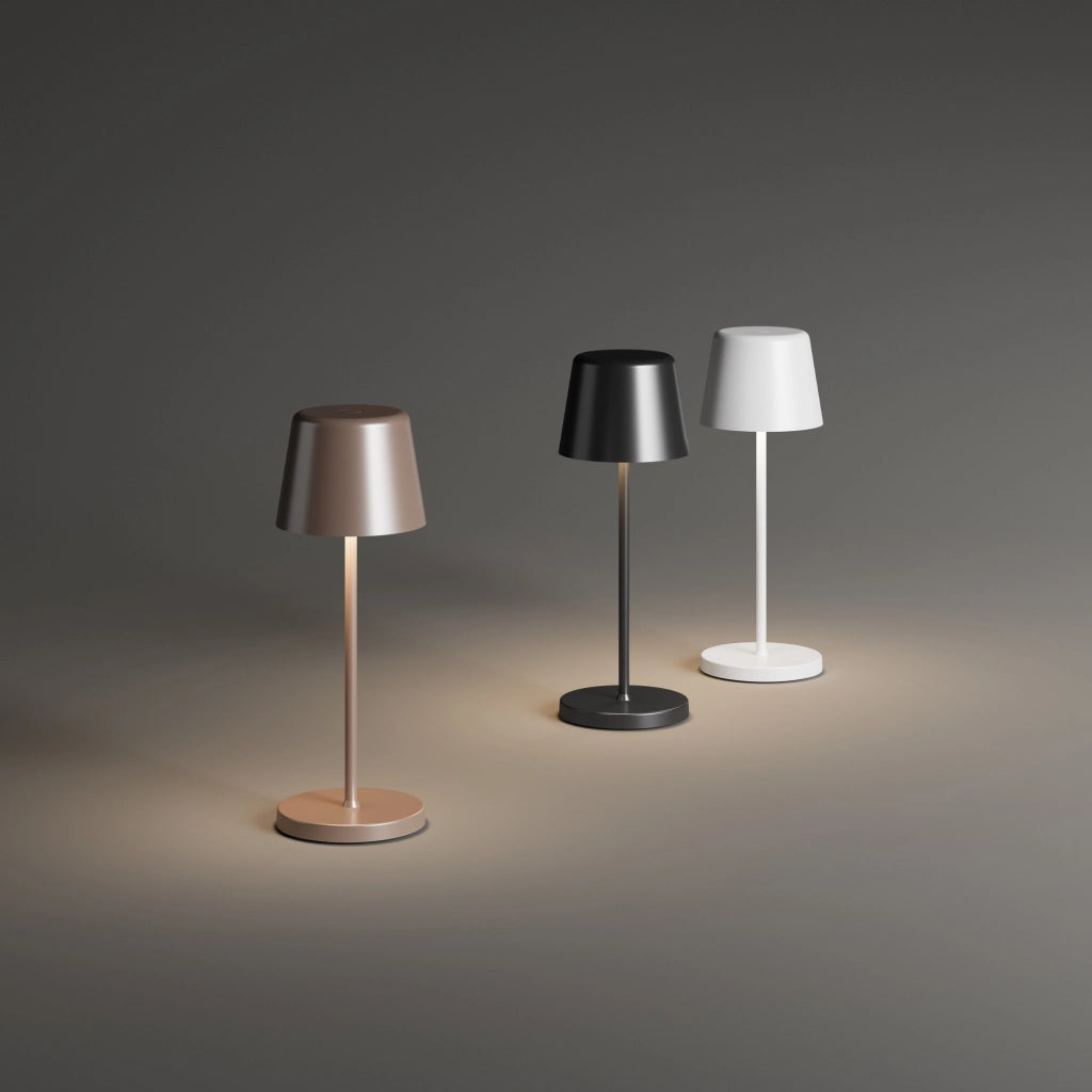 Lampada Da Tavolo Per Esterno Cute 1 Luce Led Integrato Coffee