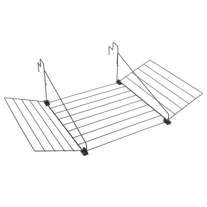 Tomado Stendibiancheria da Appendere Tilburg 12 m Nero 447604