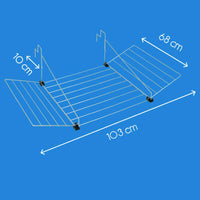 Tomado Stendibiancheria da Appendere Tilburg 12 m Nero 447604