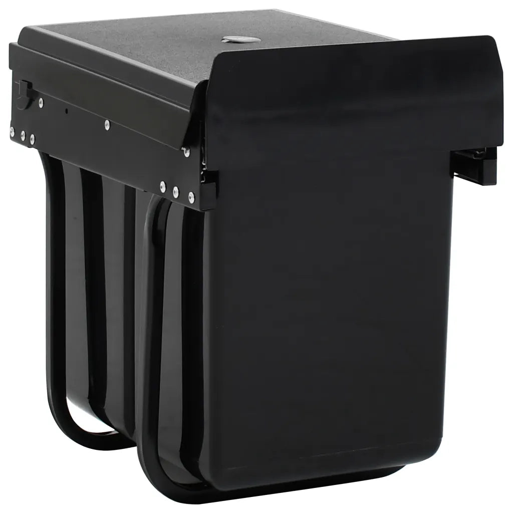 Cestino Estraibile per Mobile Cucina-Scaffale per Cucina Chiusura Ammortizzata 20L
