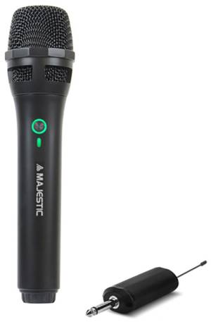 Microfono majestic mic 601 wireless fino a 20 metri - MIC601W